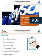 Implementación ISO 55001 AySA DMyT