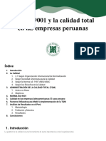 ISO 9001 calidad empresas peruanas