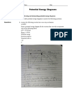 Goal Procedure Questions Practice Drawing and Interpreting Potential Energy Diagrams