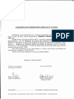 Certidão de Perímetro