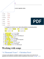 Present Perfect: Working With Songs