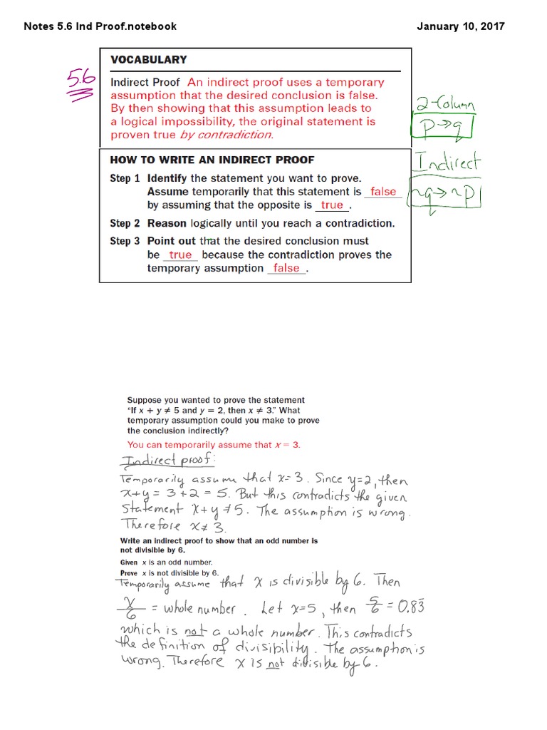 Inductive Proof Notes - Jan 2017 | PDF