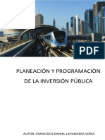 Libro Planeacion y Programacion de La Inversion Publica