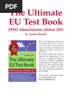 The Ultimate EU Test Book - Administrator Edition 2012 - Extract