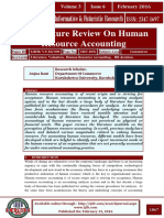 Literature Review On HR Accounting