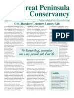 2010 Winter Great Peninsula Conservancy Newsletter