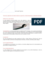 Técnicas y Aplicación de Cintas de Aislar Uso General y de Alta Temperatura y Ambientes Húmedos