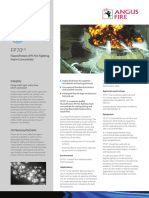 Fluoroprotein (FP) Fire Fighting Foam Concentrate: Doing What'S Right, Rather Than What'S Convenient