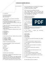 Exercicios de Sistema Nervoso