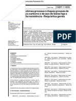 Bobinas Grossas e Chapas Grossas de NBR-11889-1992 PDF