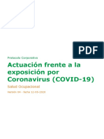 Actuación Frente A La Exposición Por Coronavirus (COVID-19) - V.4 PDF