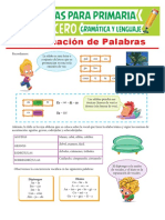 Acentuación de Palabras para Tercer Grado de Primaria