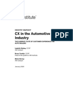 CX in The Automotive Industry