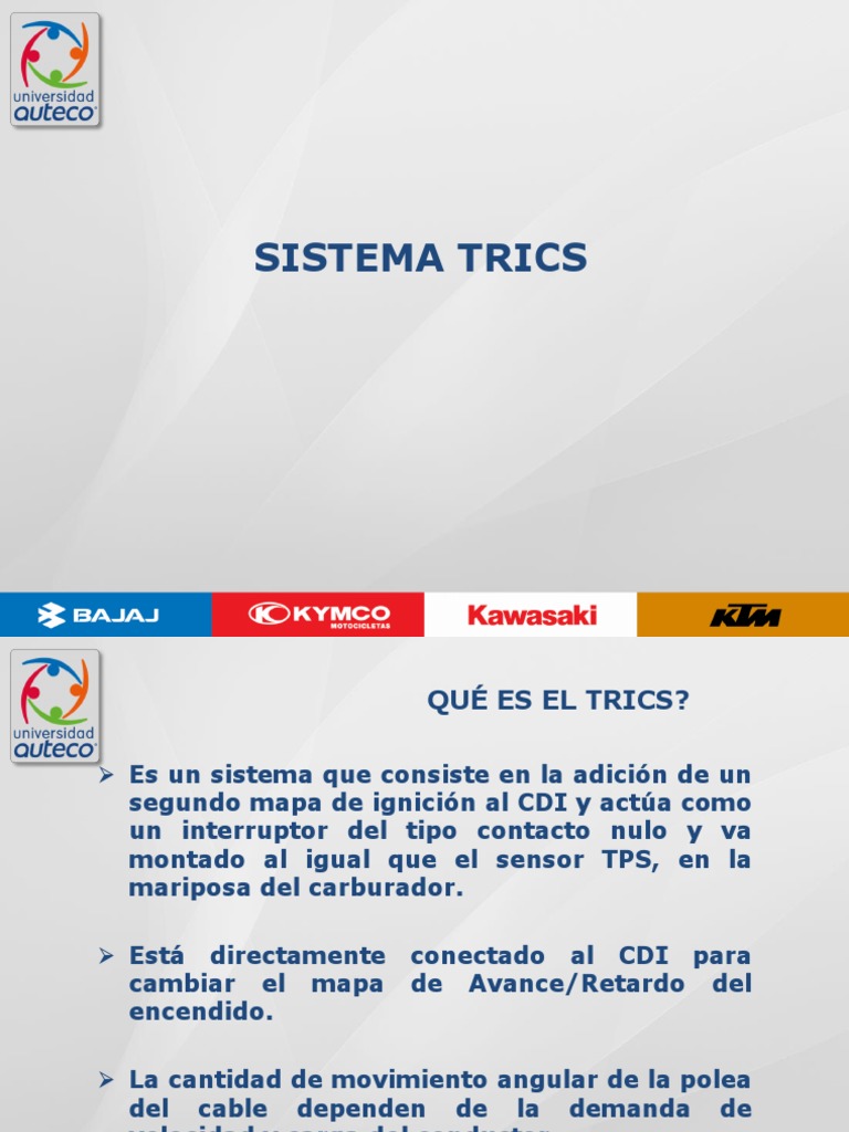 Sistema TRICS en Motocicletas | PDF | Hogar, jardinería y bricolaje ...
