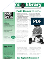 Spring 2006 Today's Library Newsletter, Timberland Regional Library