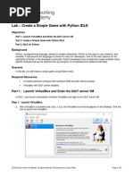 2.1.3.8 Lab - Create A Simple Game With Python IDLE