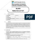 Sílabo TICs - Con Precisiones