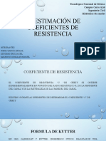 1.5 Estimación de coeficientes de resistencia