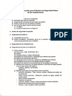 Check List para Estudios de Seguridad Física en Instalaciones PDF