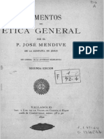 Pe. José Mendive, S.J. - Elementos de Ética General [1890]