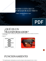 Construcción de Un Transformador Eléctrico