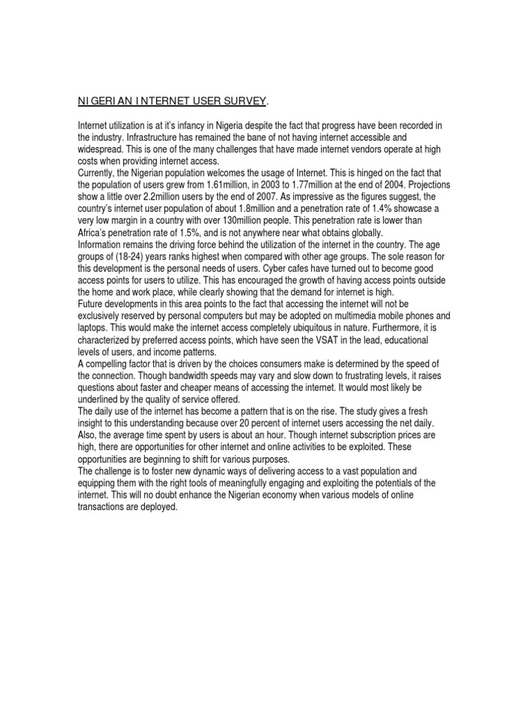 Report 3 | PDF | Internet | Internet Access