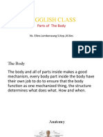 Engglish Class: Parts of The Body