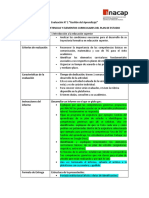 Evaluación #1 Gestion Del Aprendizaje