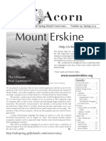 Spring 2005  Acorn Newsletter - Salt Spring Island Conservancy