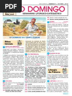 folheto O DOMINGO DIA 12-07-20