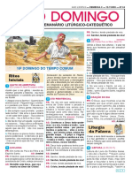 folheto O DOMINGO DIA 12-07-20