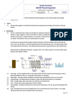 Procedimento Inspeção de Roscas