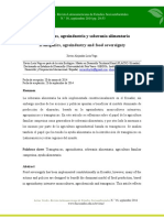 TRansgénicos, agroindustria y soberanía alimentaria