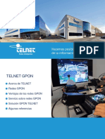 TELNET Serv Sobre Redes GPON FTTH Instrumentación ES