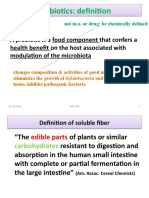 Prebiotics: Definition