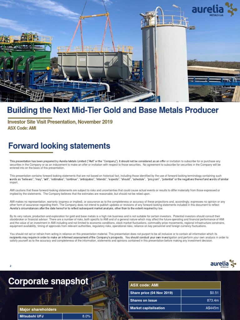 Building The Next Mid-Tier Gold and Base Metals Producer: Investor Site ...