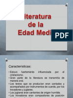 Edad Media. Temas y Generos