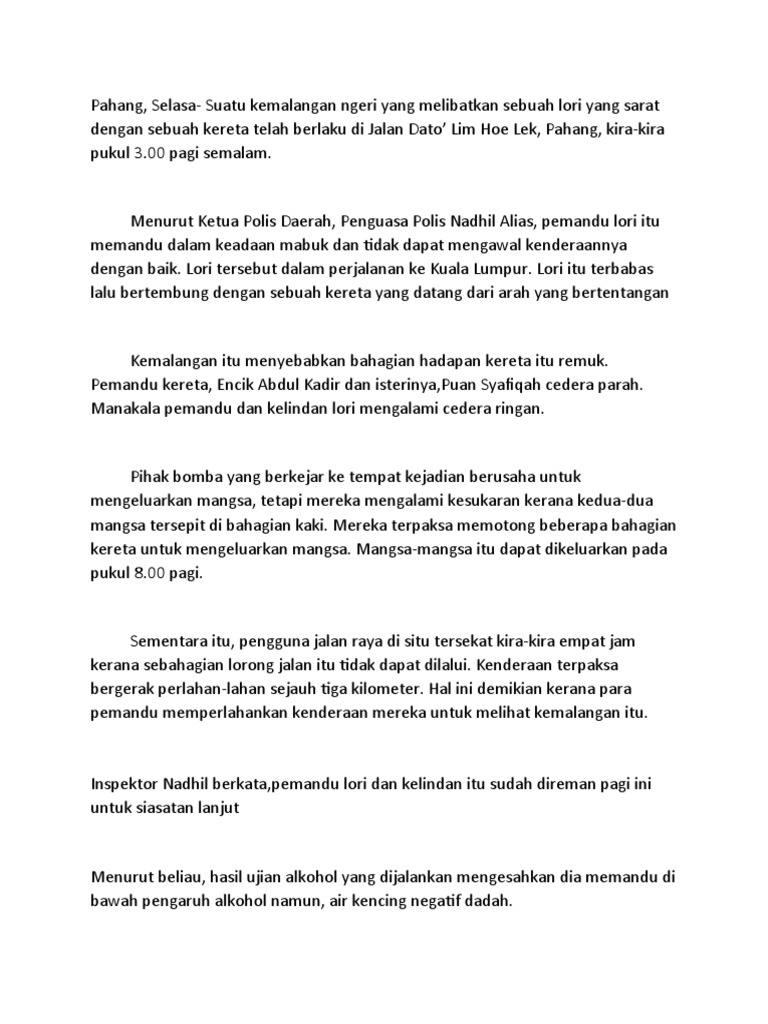 Karangan Berita Pdf