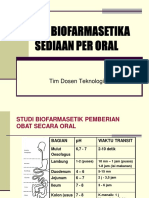 Studi Biofarmasi Sediaan Oral