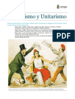 Federalismo y Unitarismo