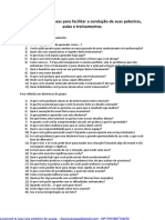 Perguntas Poderosas para Facilitar A Condução de Suas Palestras, Aulas e Treinamentos