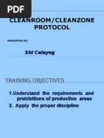 Cleanroom Entry and Exit Procedures | PDF | Glove | Shoe