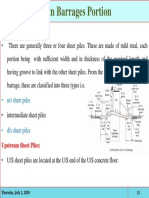 Main Barrages Portion: Sheet Piles