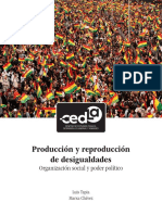 Produccion y Reproduccion de Desigualdades Organizacion Social y Poder Político FINAL