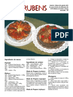 Bolo Rubens - Curso Técnico de Alimentos