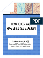 Hematologi Pada Kehamilan Dan Masa Bayi