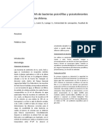 Producción de PHA de Bacterias Psicrófilas y Psicotolerantes Desde La Patagonia Chilena