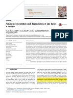 Fungal decolouration and degradation of azo dyes