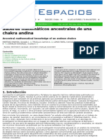 Saberes Matematicos Andinas Agricultura Chacra