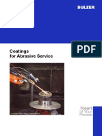 Coatings For Abrasive Service: Courtesy of Sulzer Metco Coating Services